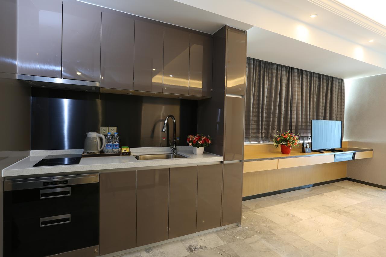 Aoyou International Apartment Hotel A Mall Brunch Cantón Exterior foto